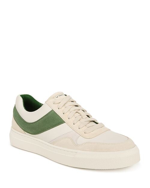 

Мужские кроссовки Warren Retro на шнуровке Vince, цвет White