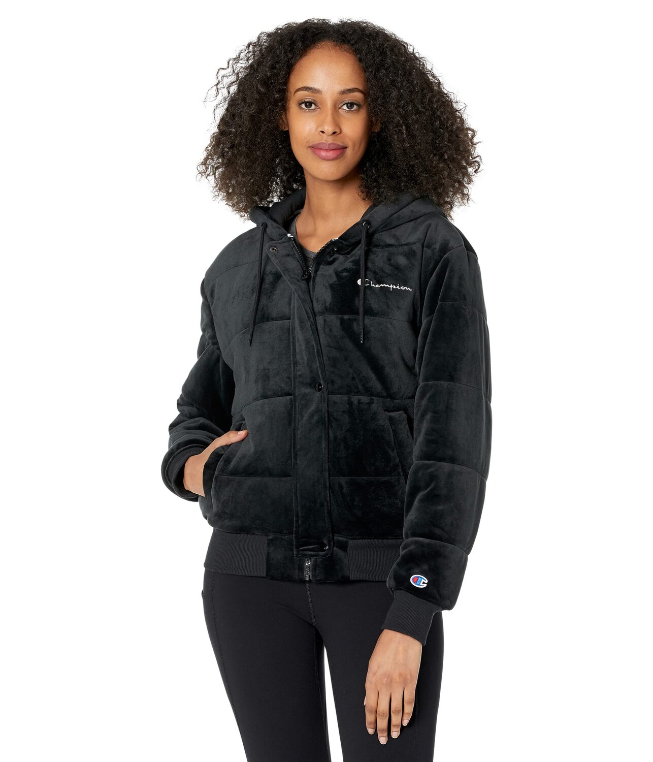 

Худи Champion, Velour Puffer Jacket