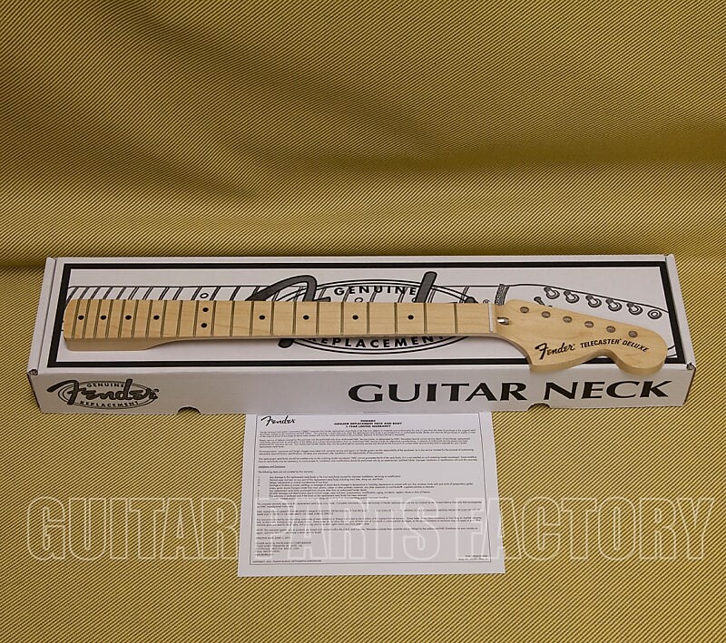 

099-7702-921 Гитарный гриф Fender Classic Series '72 Tele Deluxe Maple, 21 лад в винтажном стиле 099-7702-921 Fender Classic Series '72 Tele Deluxe Maple Guitar Neck, 21 Vintage-Style Frets