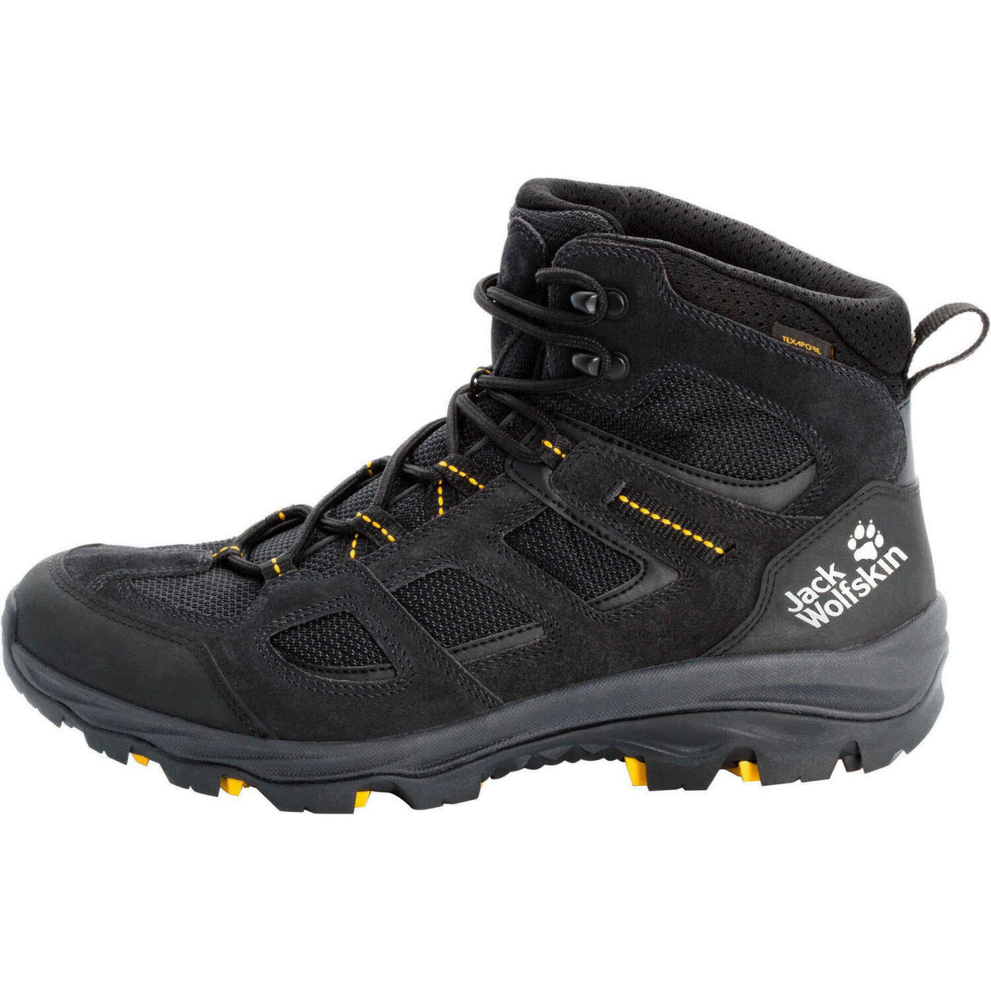 Кроссовки Jack Wolfskin Vojo 3 Texapore Mid, черный - фото