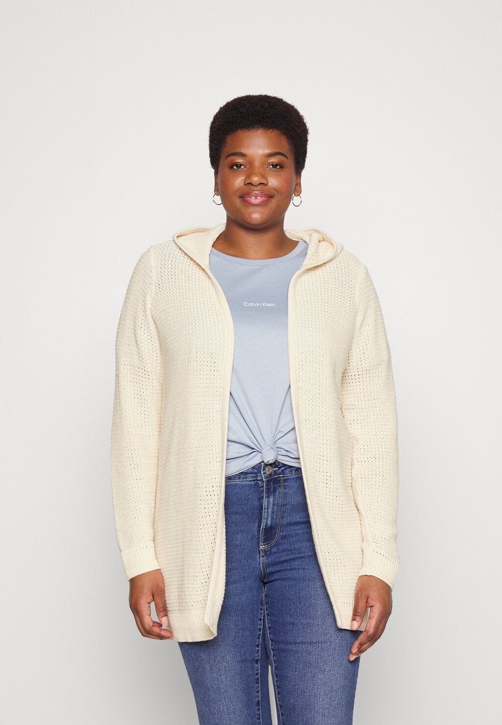 

Кардиган Vero Moda Vmskyla Hood Cardigan, бежевый, Бежевый;серый