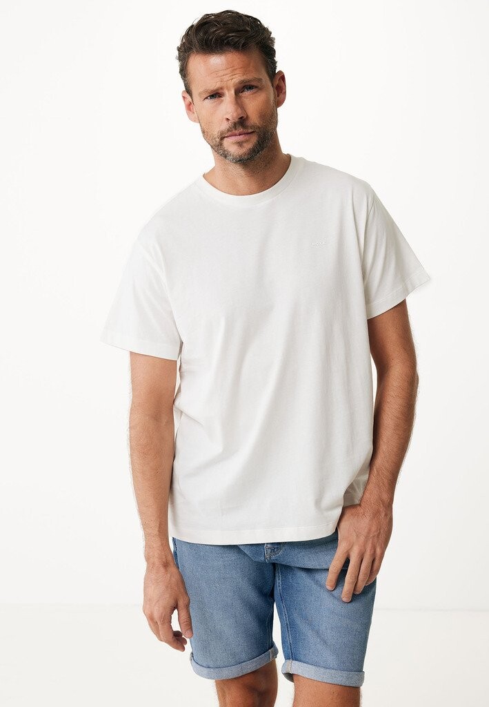 

Футболка с принтом Ss Richard Basic Short Sleeve Regular Fit Mexx, цвет off white