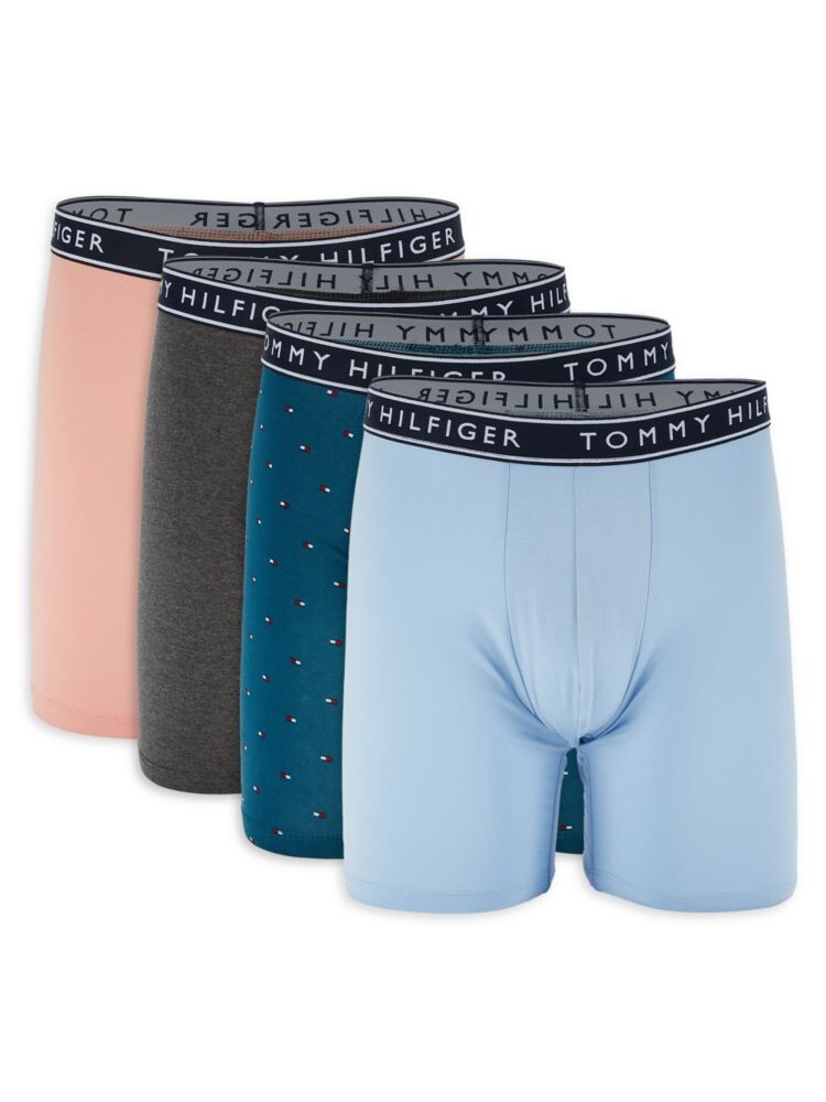 

Комплект из 4 трусов-боксеров Tommy Hilfiger, цвет Empire Blue