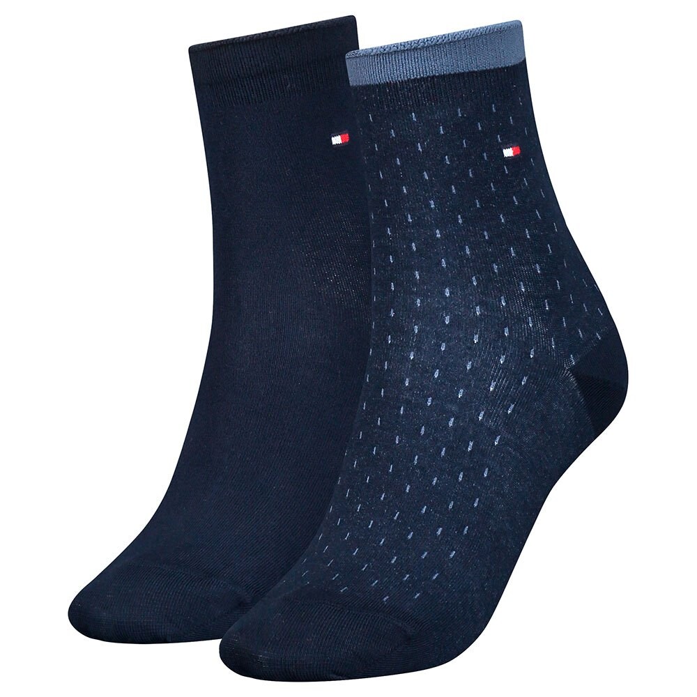 

Носки Tommy Hilfiger Dropped Ndl Roll 2 шт, синий