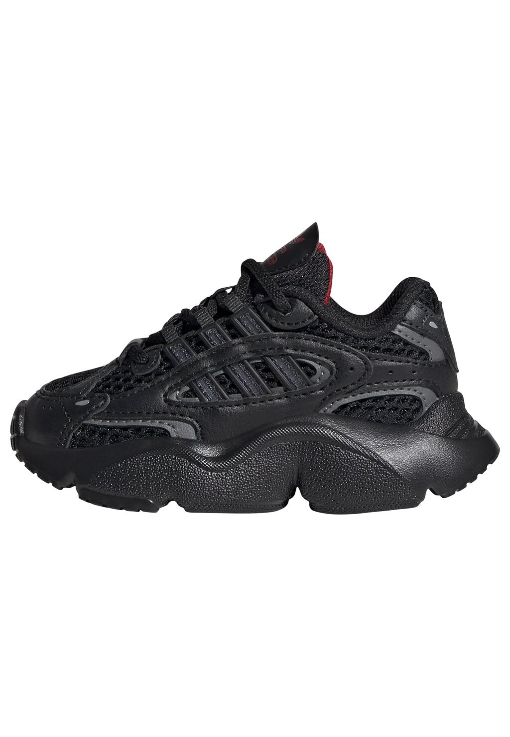

Кроссовки низкие OZMILLEN EL I adidas Originals, цвет core black grey four better scarlet