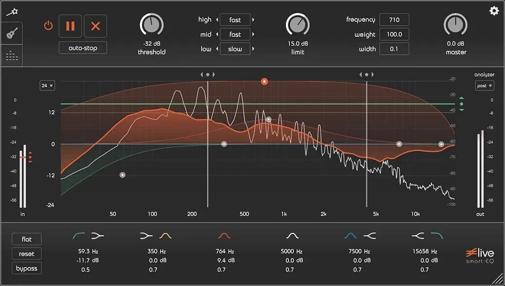 

Плагин Sonible smart:EQ Live