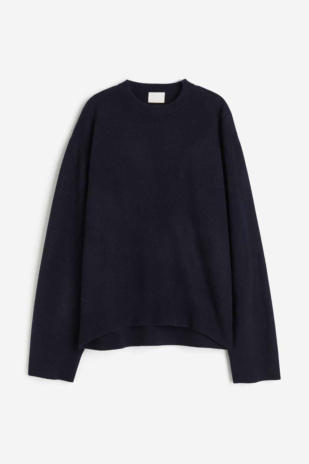 

Свитер оверсайз H&M Cashmere Oversize, темно-синий