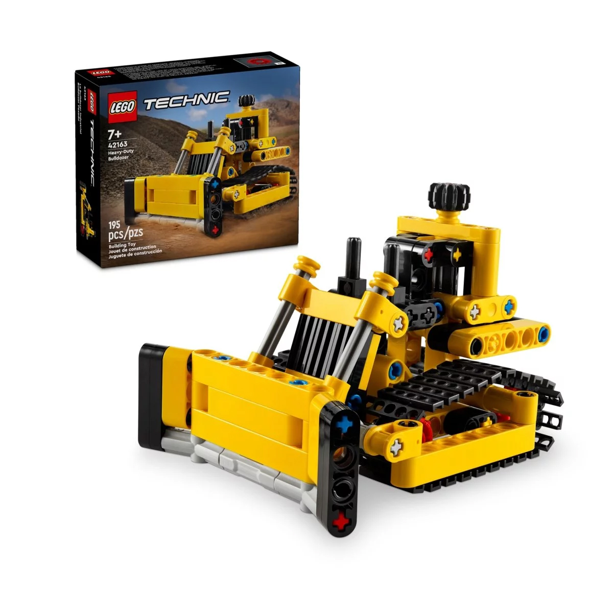 Конструктор Lego Technic Heavy-Duty Bulldozer 42163, 195 деталей конструкторы efko рото бульдозер