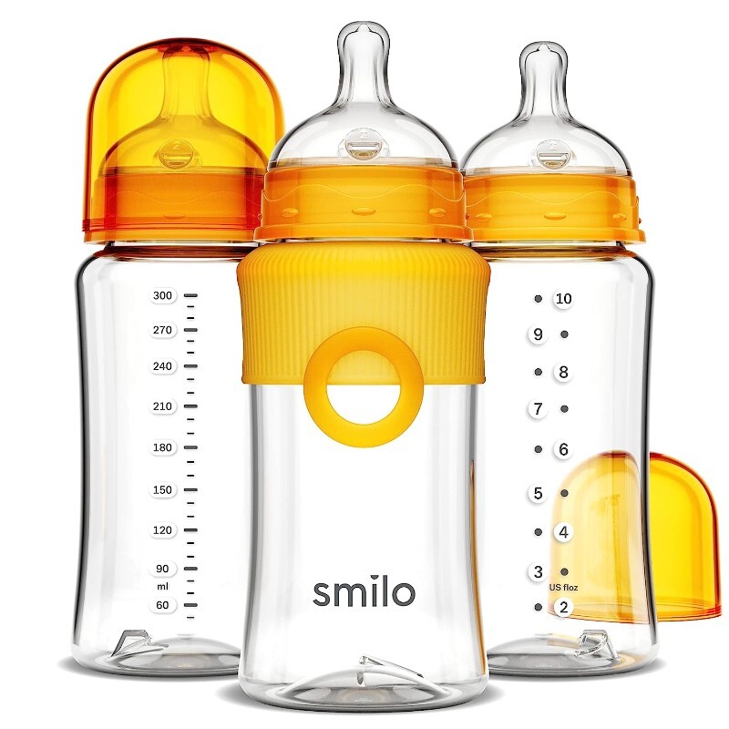 

Бутылочки для кормления 3 шт. по 295 мл Smilo Anti-Colic Feeding, оранжевый