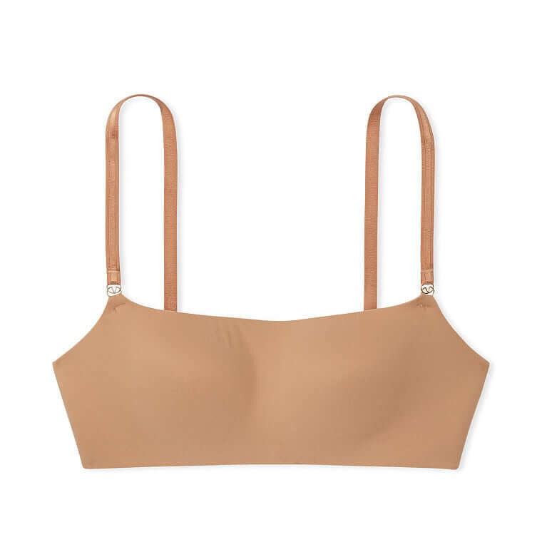

Бюстгальтер Victoria's Secret Love Cloud Smooth Straight-Neck Lounge, бежевый