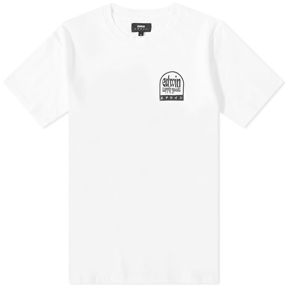

Футболка EDWIN Fuji Supply Goods Tee, Белый