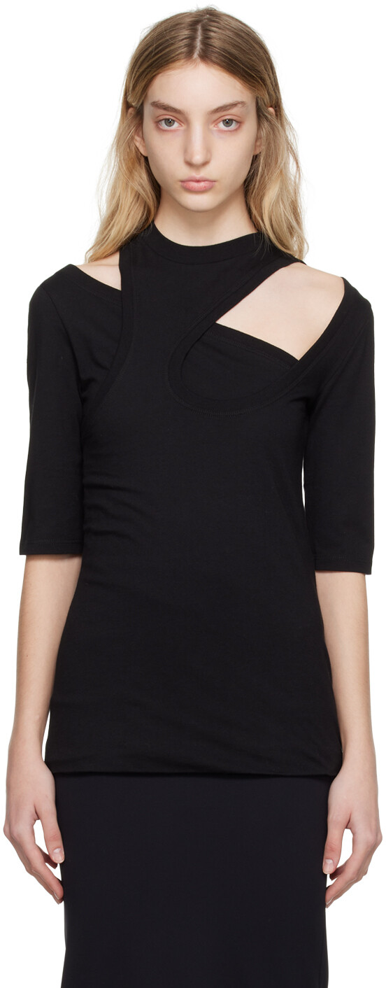 

Черная футболка Маттео Sportmax, Черный