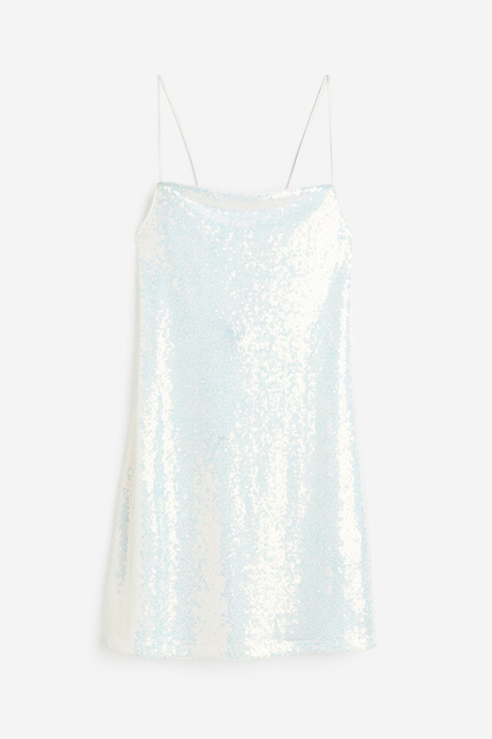 

Платье H&M Sequined Bodycon, белый/серебристый