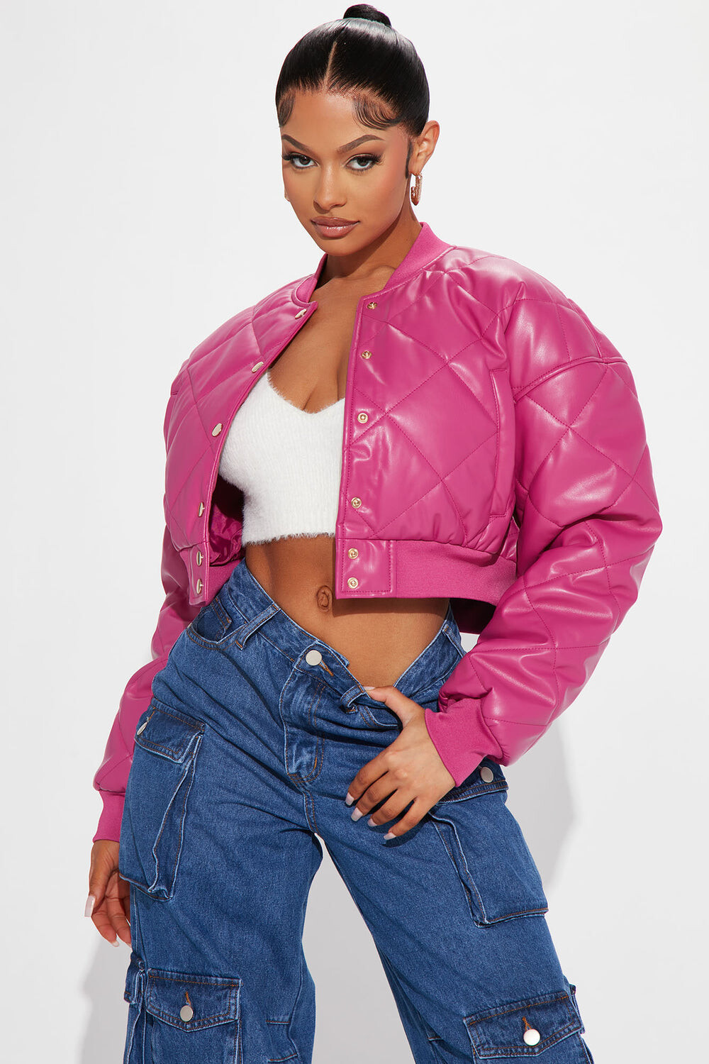 

Куртка Fashion Nova 79761PF, фуксия