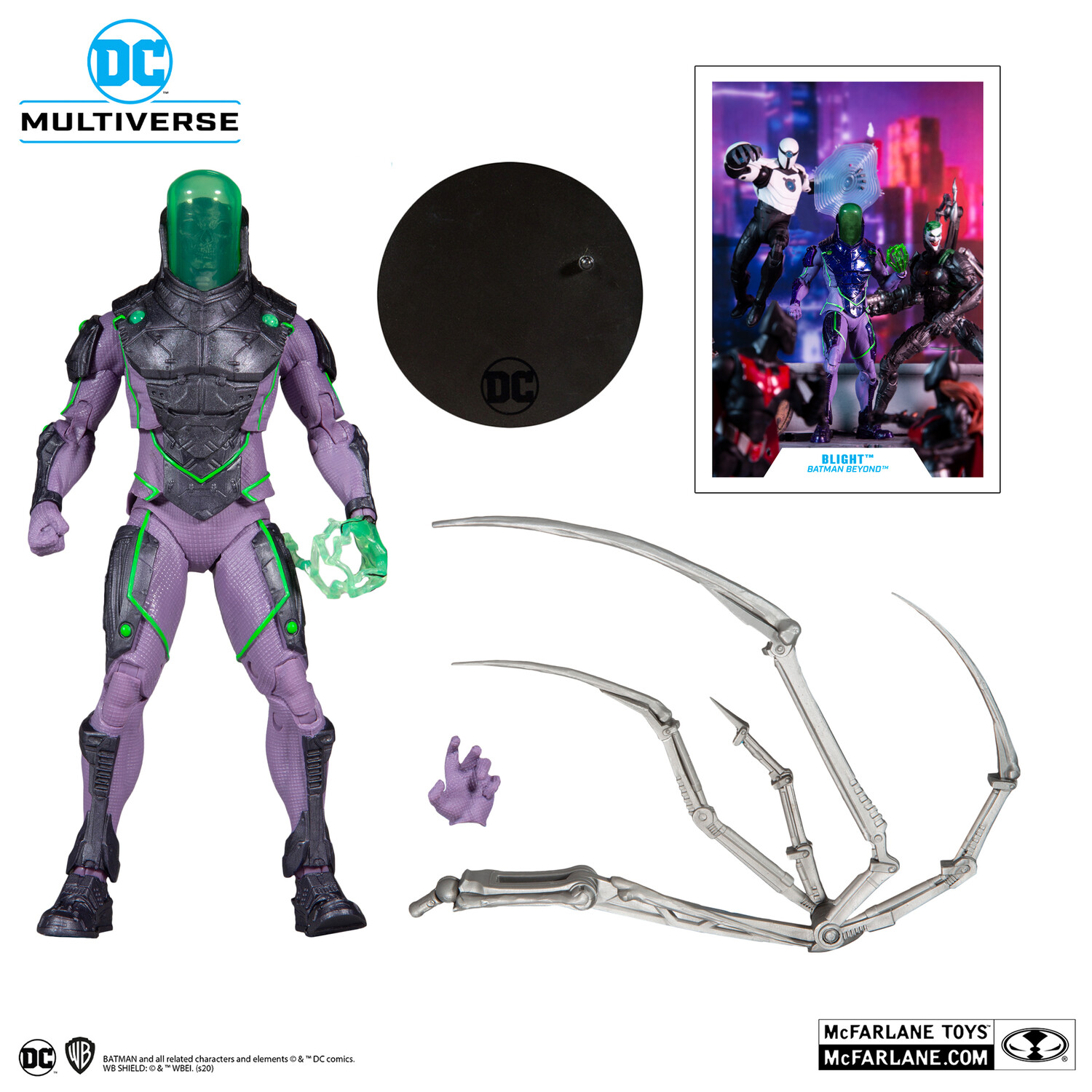 

Фигурка McFarlane Toys DC Blight Batman Beyond: Futures End Build-A, 18 см
