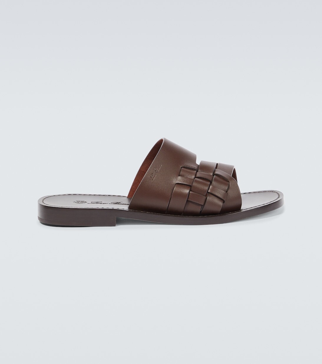 

Кожаные шлепанцы Sea-Slide Pacific Walk Loro Piana, коричневый