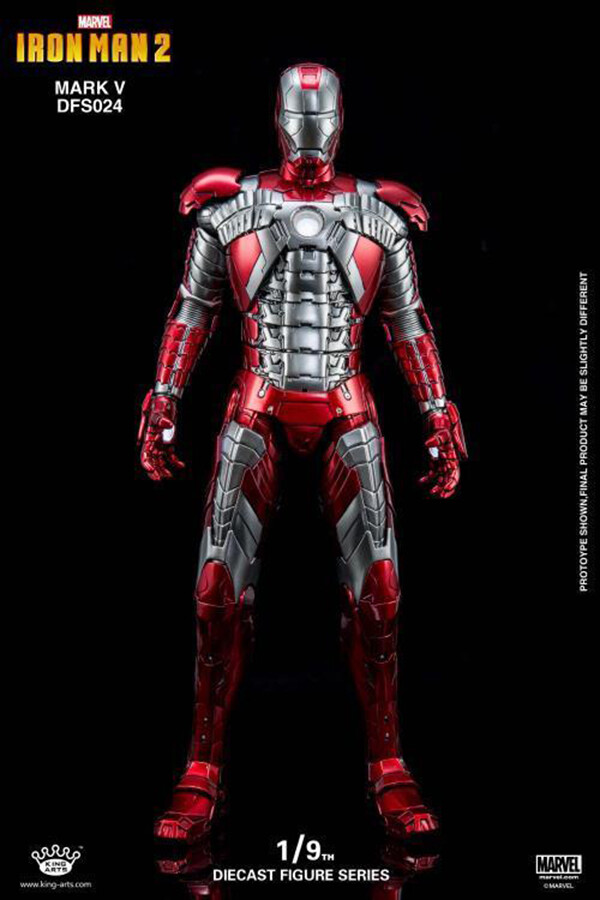

Коллекционная фигурка King Arts 1:9 Scale Iron Man, Mark V, 24 см