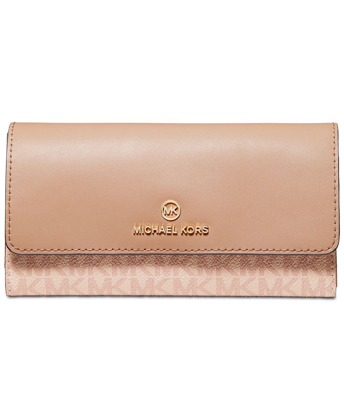 

Большой бумажник trifold с подвеской signature jet set charm Michael Kors