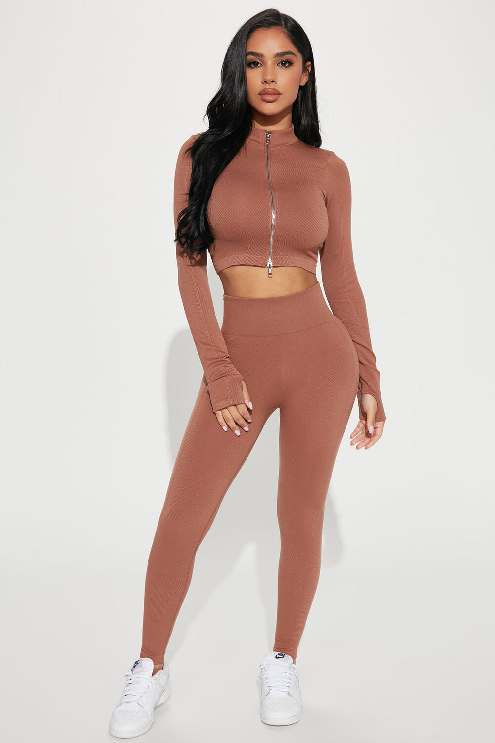 

Леггинсы Fashion Nova 3756SET, мокко