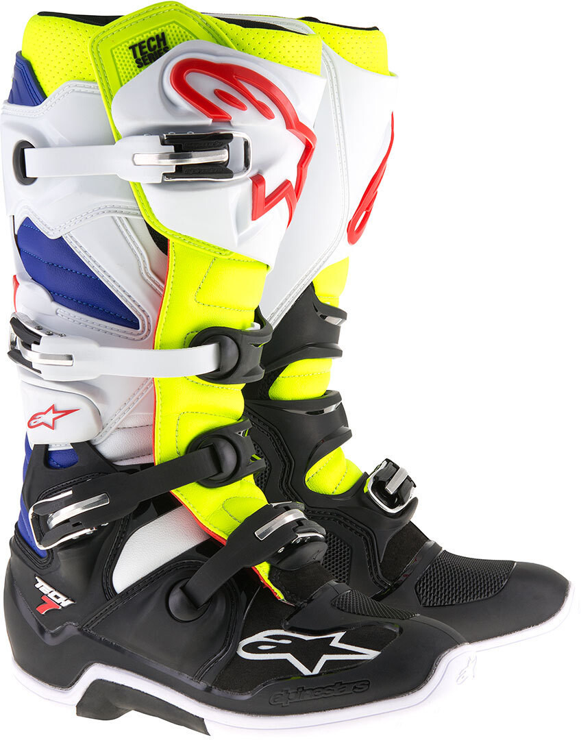 

Ботинки для мотокросса Alpinestars Tech 7, белый/синий/черный