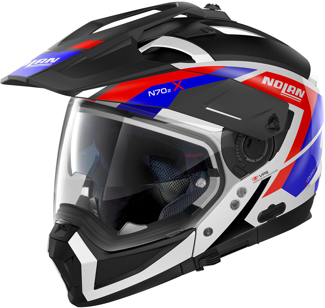 

Nolan N70-2 X Grandes Alpes N-Com Шлем, черный/красный/синий