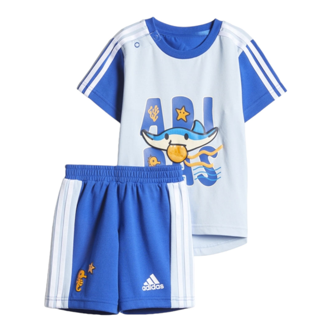 Спортивный костюм Adidas Kids, голубой костюм спортивный adidas размер 3 4y [mety] голубой белый