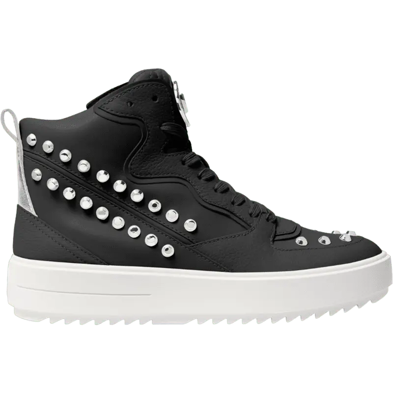 

Кеды Michael Michael Kors Emmett Studded Stripe Leather, черный