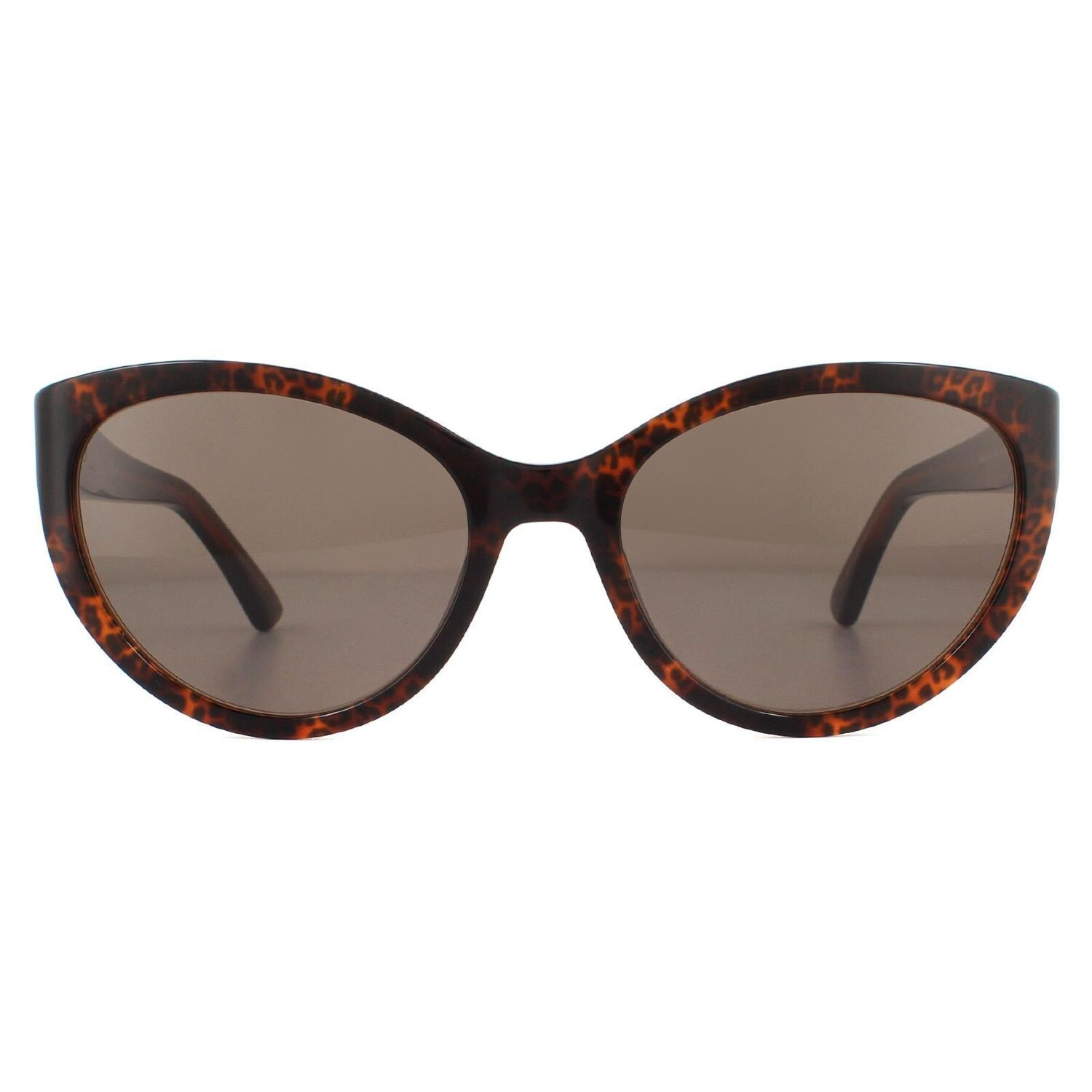 

Оранжево-коричневые солнцезащитные очки Cat Eye Havana Moschino, коричневый