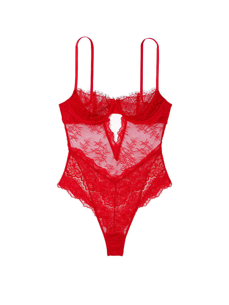 

Боди Victoria's Secret Very Sexy Teddy, тёмно-красный