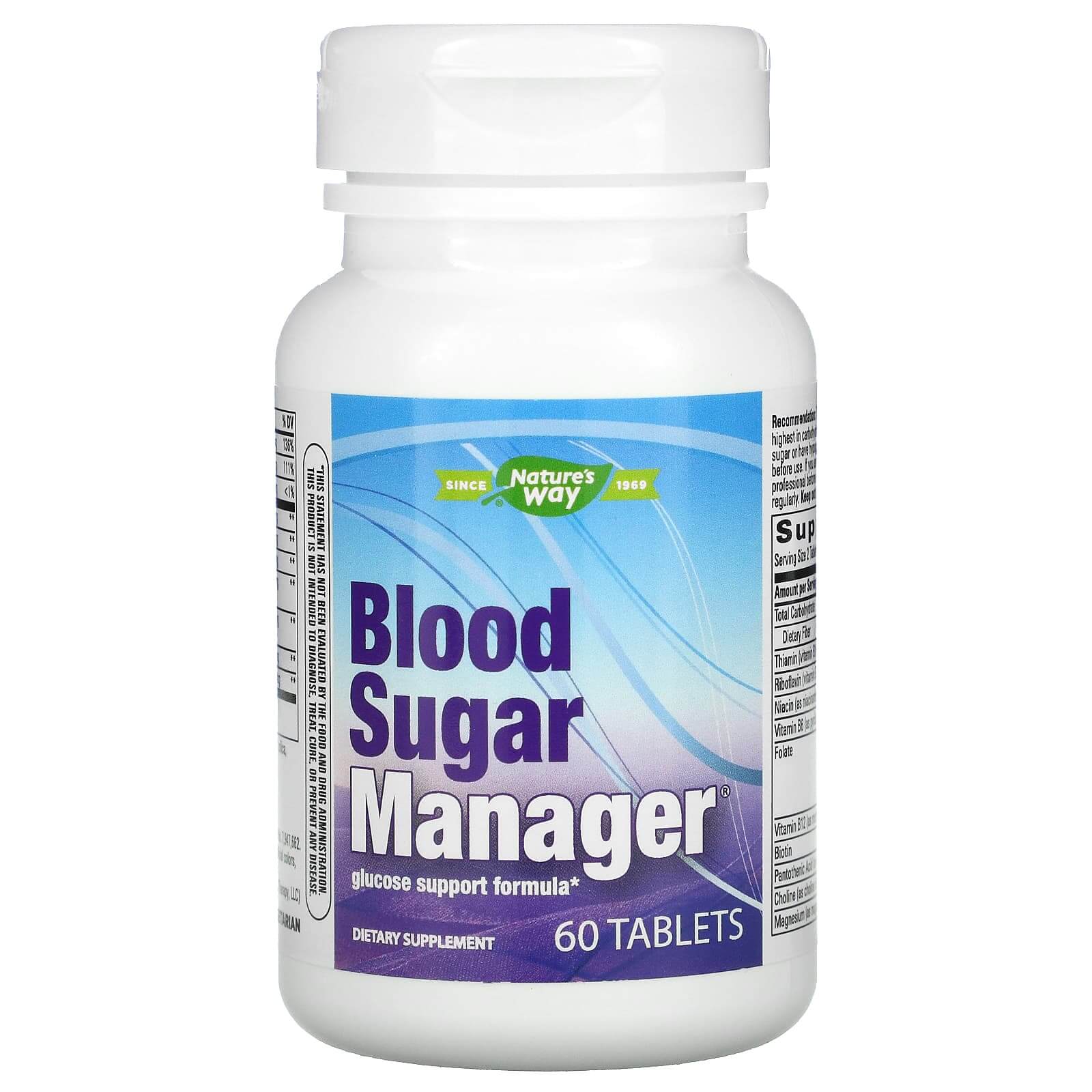 Регулятор уровня сахара в крови 60 таблеток, Nature's Way blood sugar