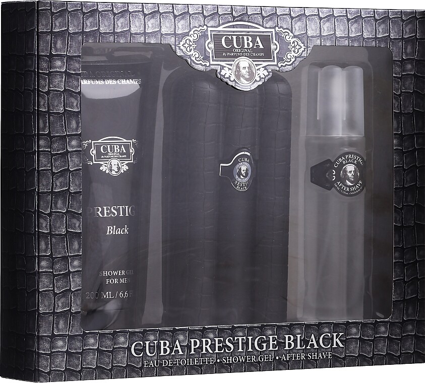 

Парфюмерный набор Cuba Prestige Black