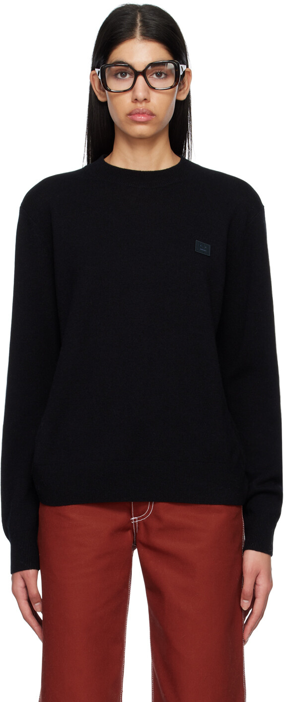 

Черный свитер с нашивками Acne Studios