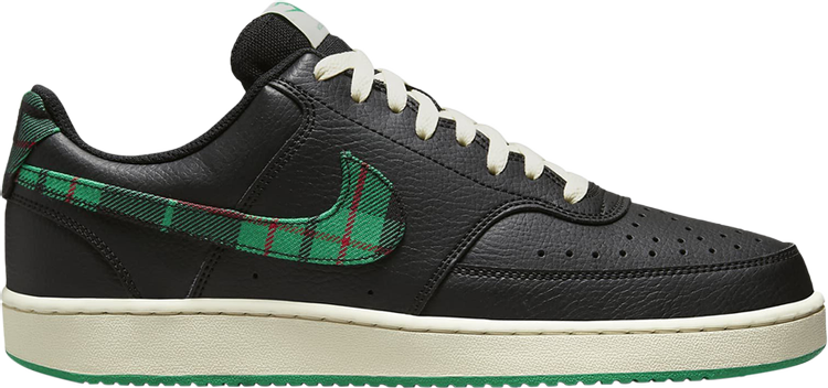 Кроссовки Nike Court Vision Low 'Plaid', черный - фото