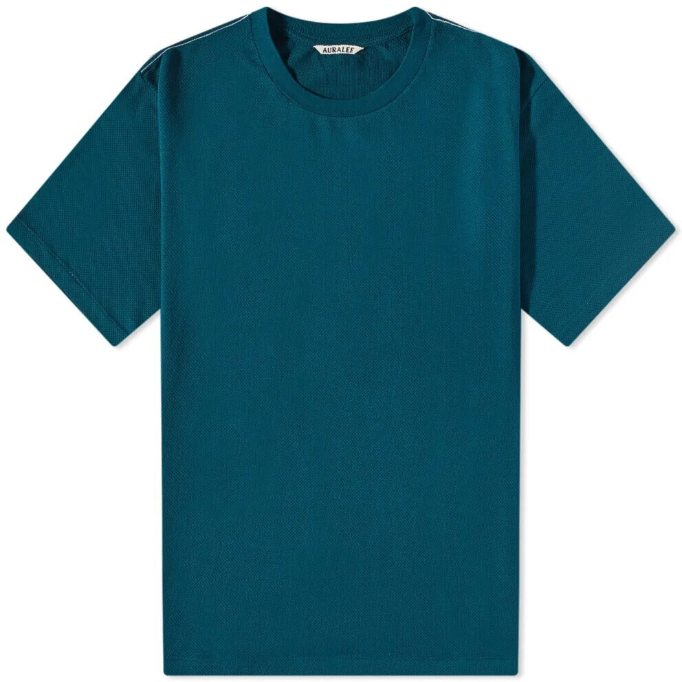 

Футболка Auralee Cotton Mesh, темно-бирюзовый, Зеленый