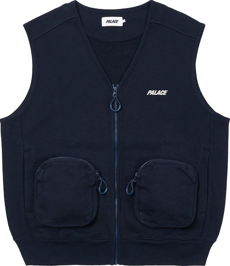 Жилет Palace London Sweat Gilet 'Navy', синий - фото