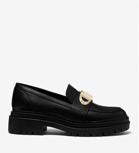 

Лоферы кожаные Michael Michael Kors Leather Parker, черный