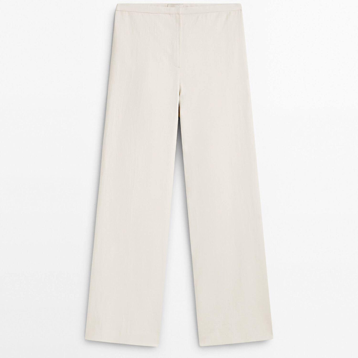 

Брюки Massimo Dutti Linen Suit - Limited Edition, белый