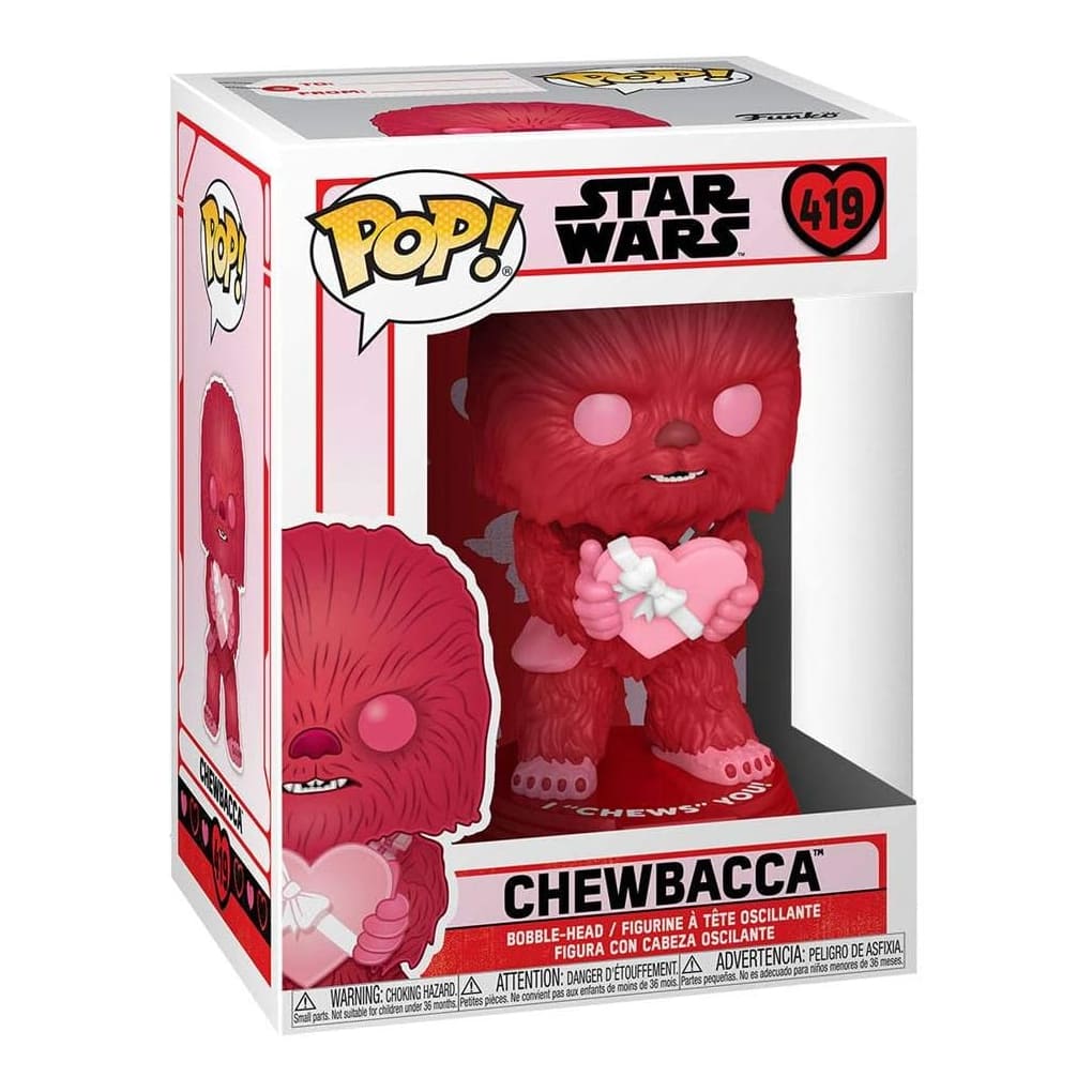 Фигурка Funko Pop! Star Wars Valentine's Day Chewbacca фигурка funko pop star wars valentines – cupid chewbacca bobble head 9 5 см