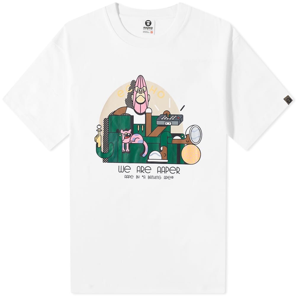 

Футболка APE x Sebastian Schwamm Echo AAPE by A Bathing Ape