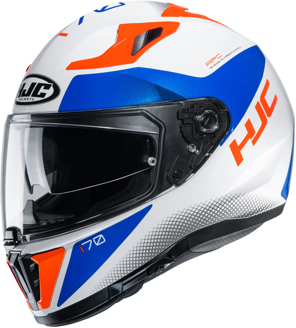 

Шлем HJC i70 Tas, белый/синий/оранжевый