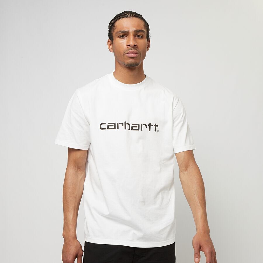 

Футболка с короткими рукавами и надписью Carhartt WIP, цвет white/black