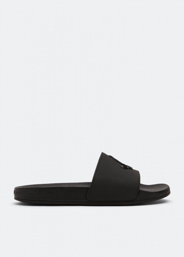 

Шлепанцы JIMMY CHOO Port slides, черный