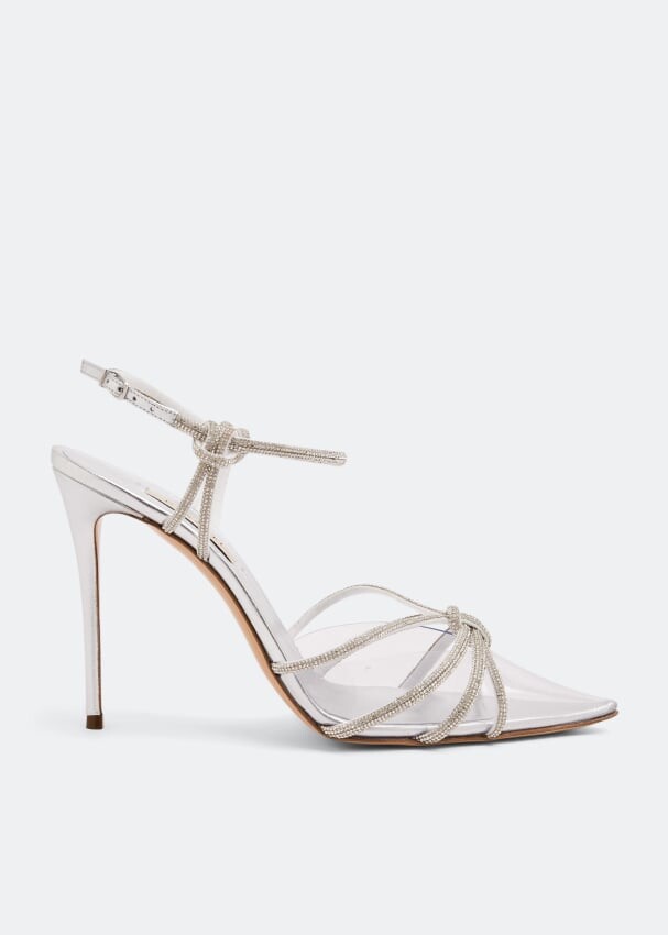

Туфли CASADEI Julia C+C pumps, серебряный