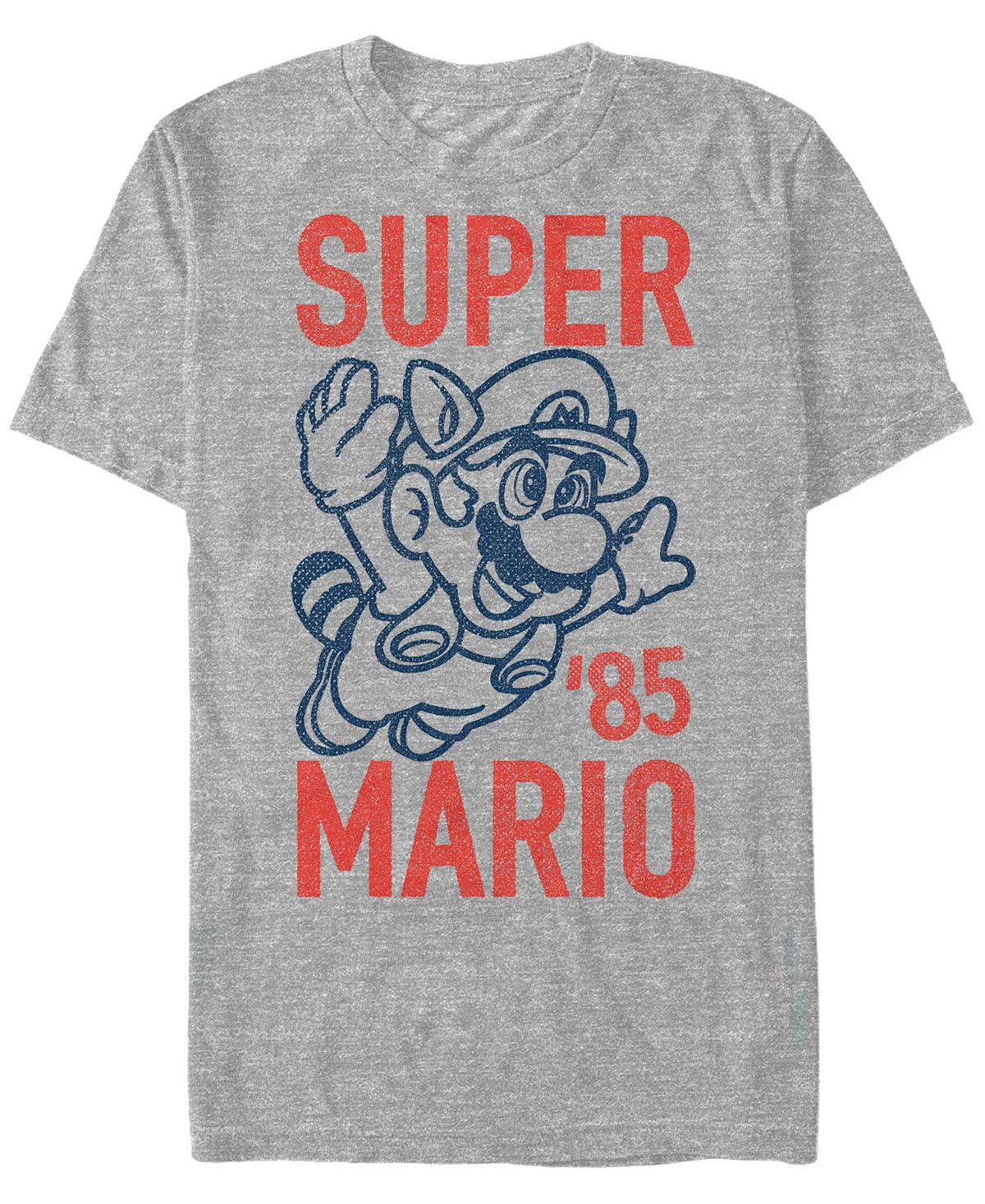 Мужская футболка с коротким рукавом super mario super mario flying raccoon mario nintendo Fifth Sun, мульти