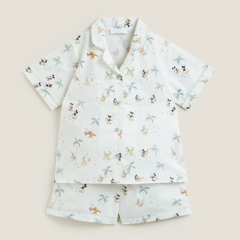 

Пижама Zara Home Mickey Mouse Disney, белый