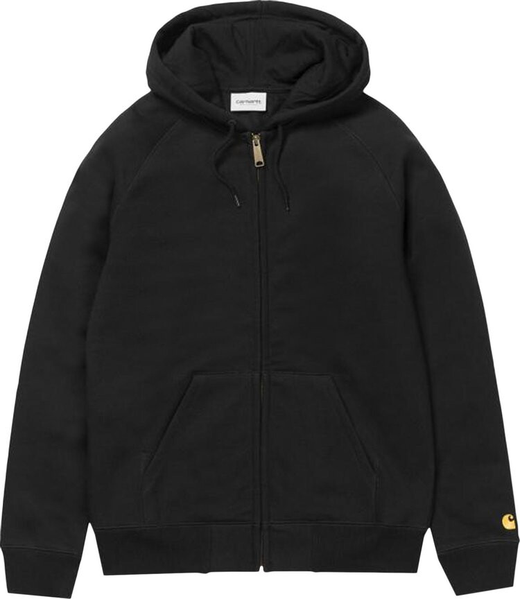 Куртка Carhartt WIP Hooded Chase Jacket 'Black', черный