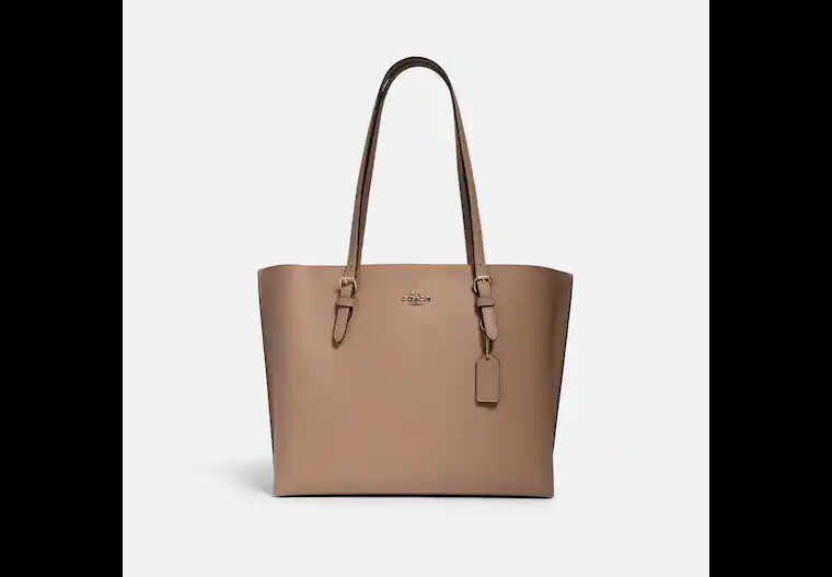 

Сумка Coach Mollie Tote, серо-коричневый