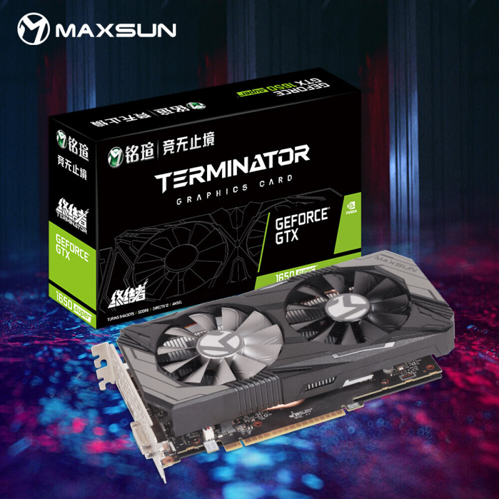 

Видеокарта Maxsun GeForce GTX 1650 Super Terminator 4GB