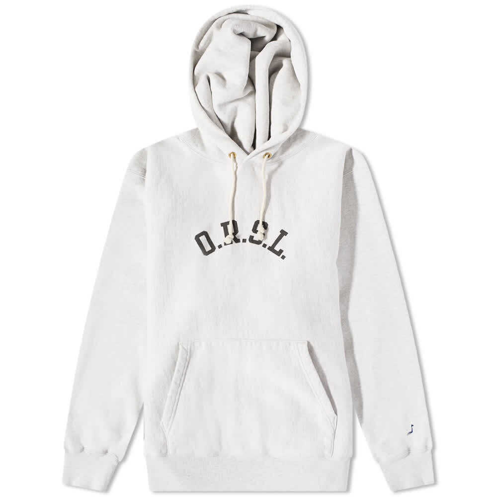 

Толстовка Orslow Heavy Weight Vintage Logo Hoody, Серый
