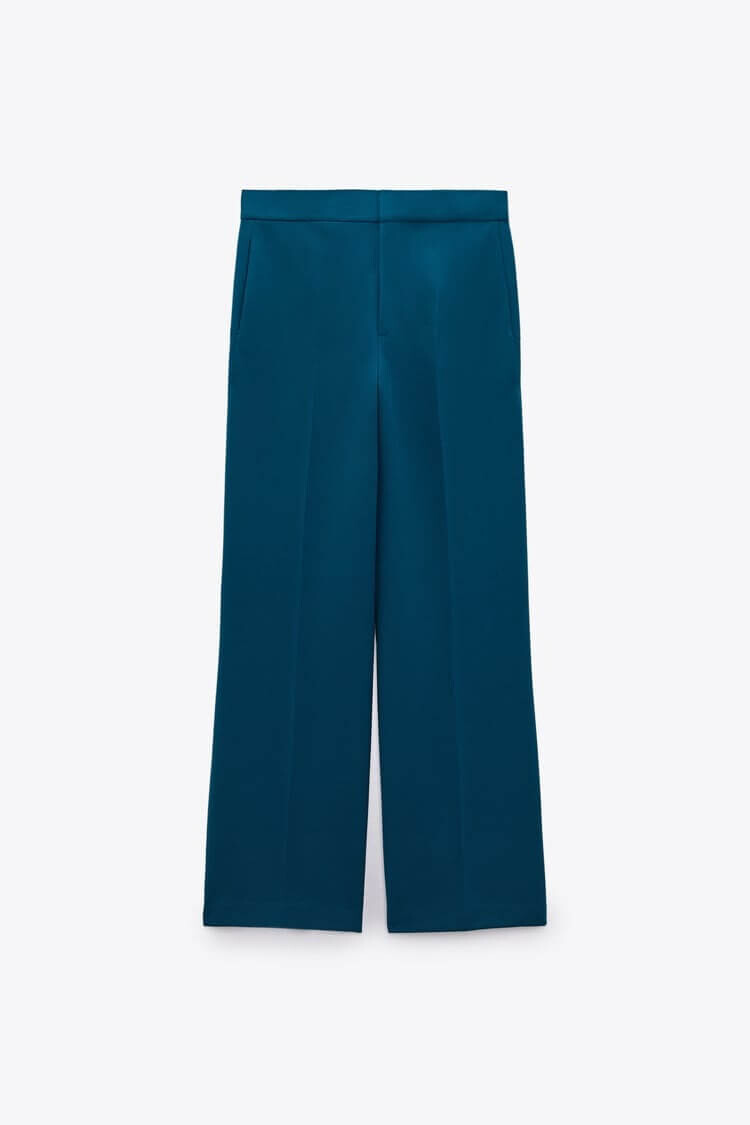 

Брюки Zara Straight Fit, синий